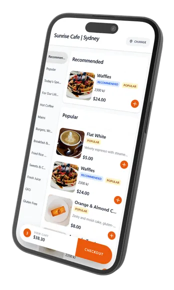 SpotTab QR Ordering Digital Menu